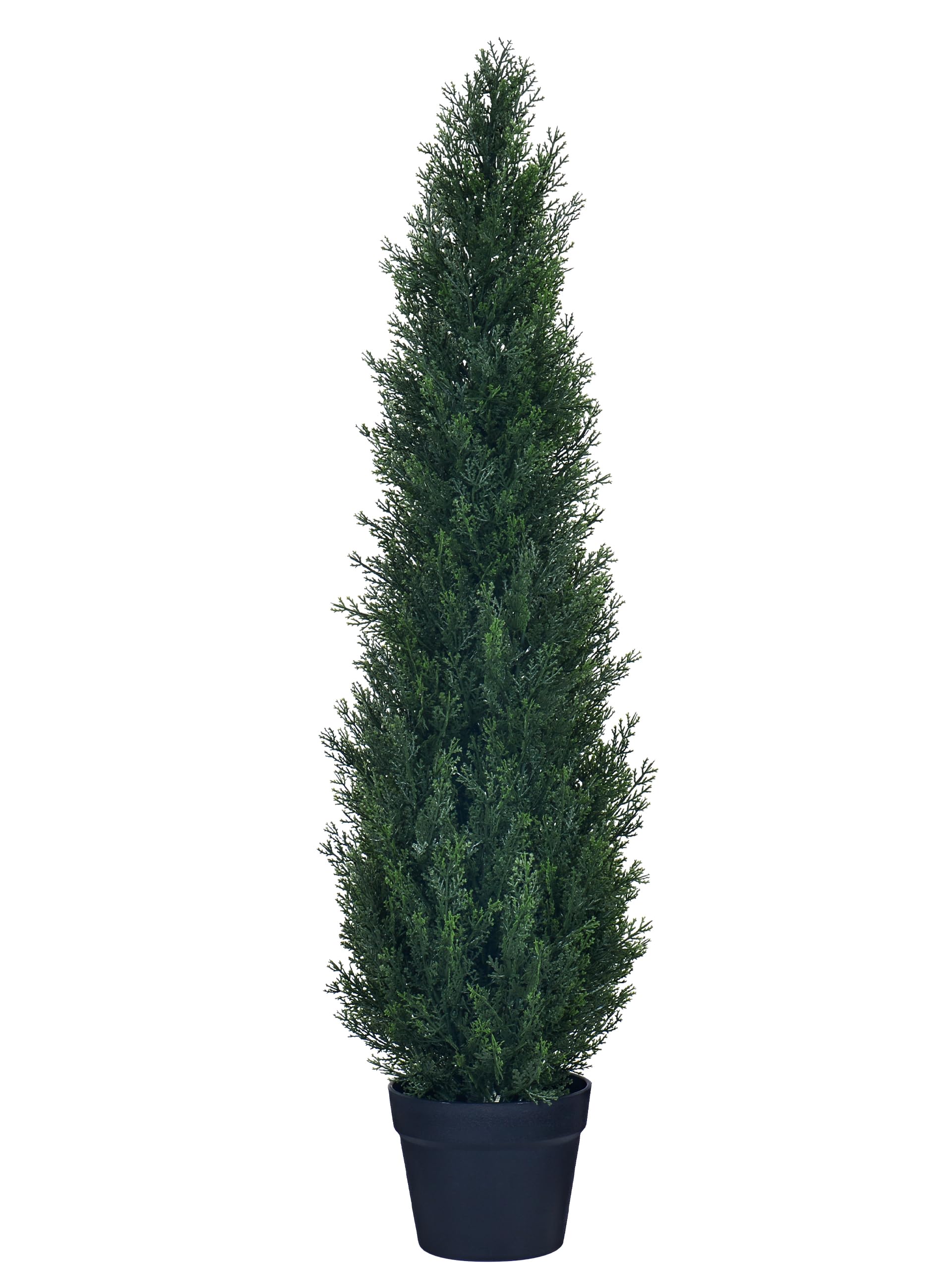 Amazon.com - HAIHONG 3ft Artificial Cedar Topiary Trees - Fake